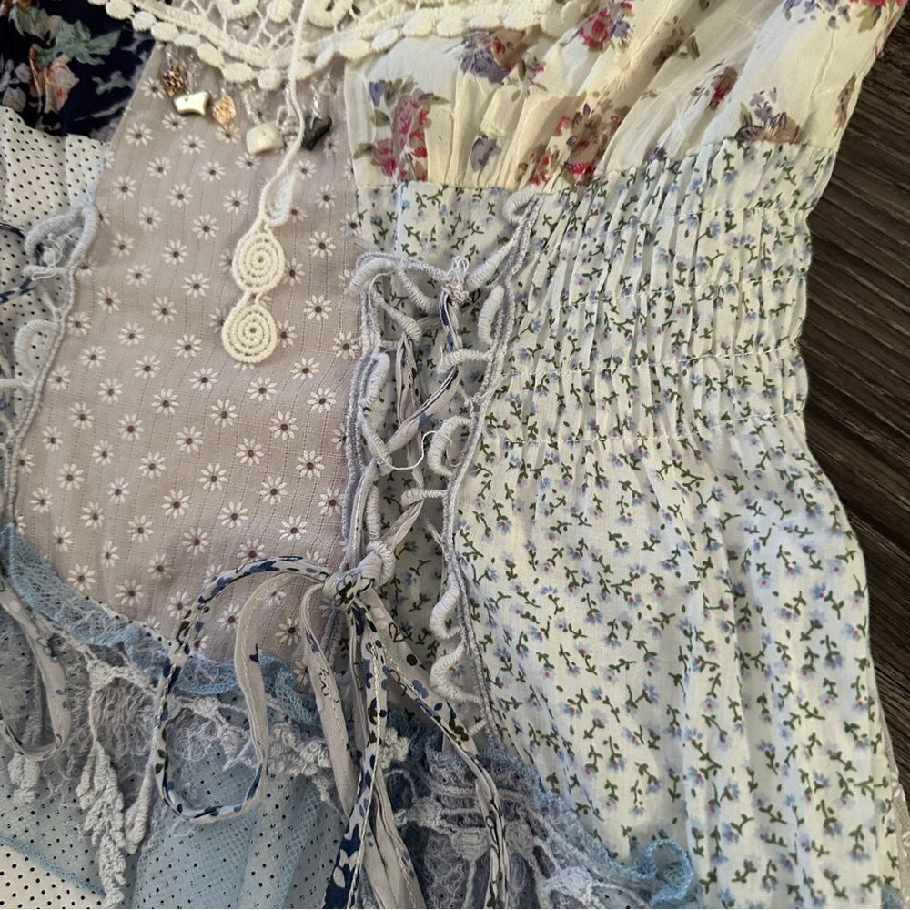 Sacred Threads Patchwork Seashell Boho Dress - Picture 10 of 10